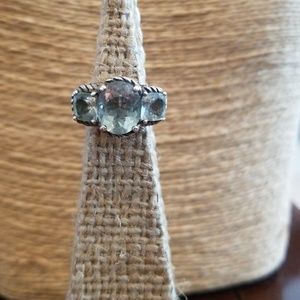Green Amethyst Ring